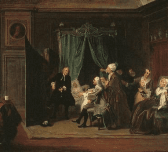 NK 1434 - The maternity visit by Cornelis Troost (photo: RCE)