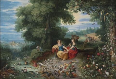 NK 2303 - Allegory of Earth and Water by Jan Brueghel I (photo: RCE)