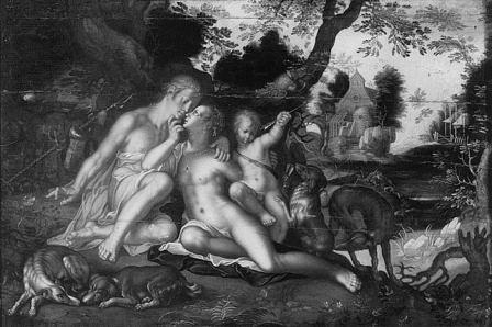 NK 3424 - Venus and Adonis and Amor by J.A. Uytewael (photo: RCE)