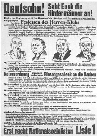 Election poster NSDAP (see consideration 3)