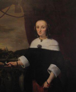Portret van Anna Maria van Nutt door Ferdinand Bol (foto: E. de Rooij, collectie gemeentearchief Roosendaal)