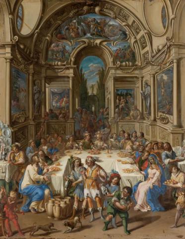 NK 2216 - The Marriage Feast at Cana by J.G. Platzer (photo: RCE)